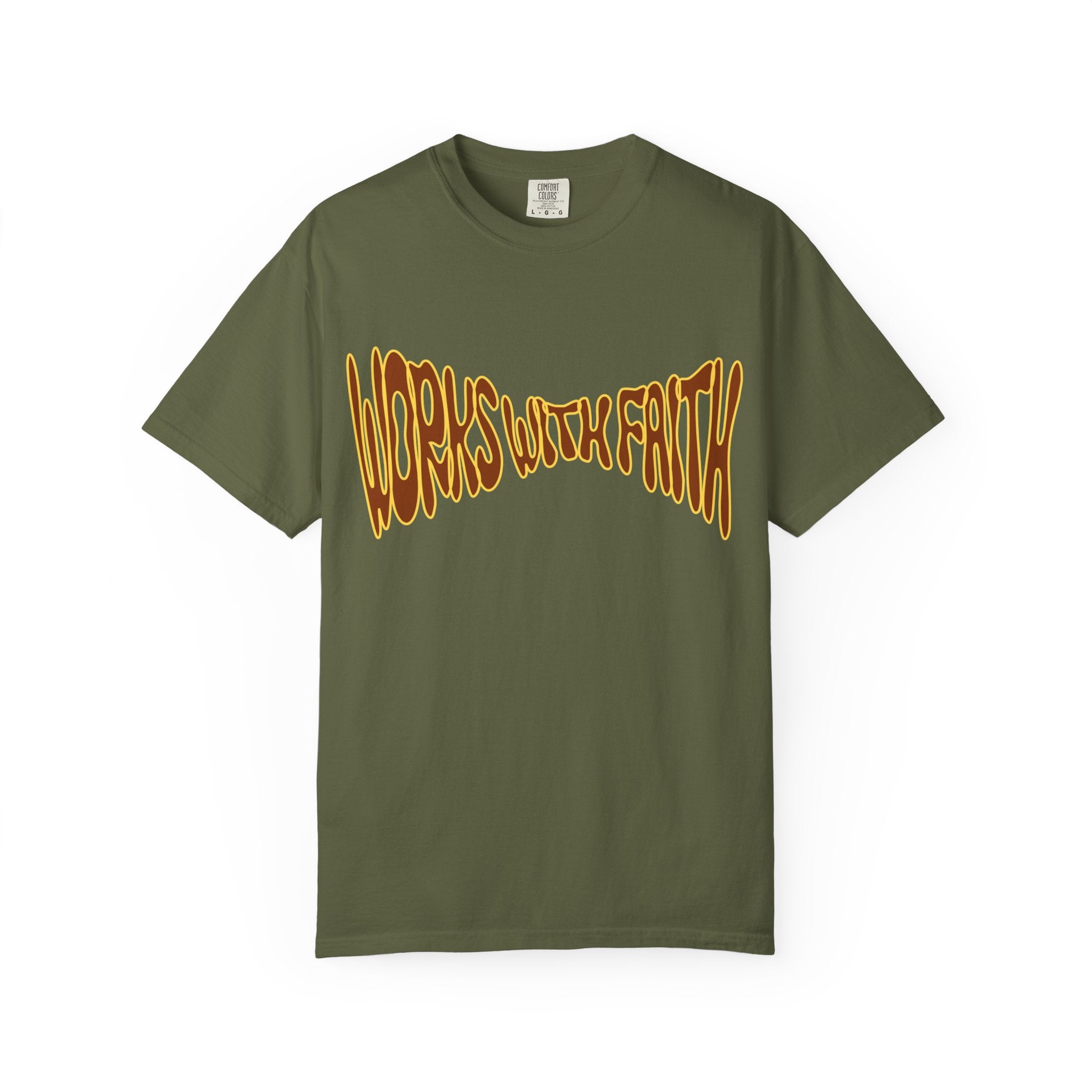 Warped Smiley Cross WWF Tee