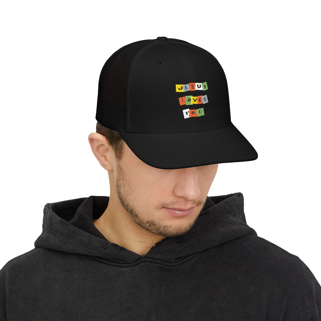 Color Block JLY Embroidered Cap