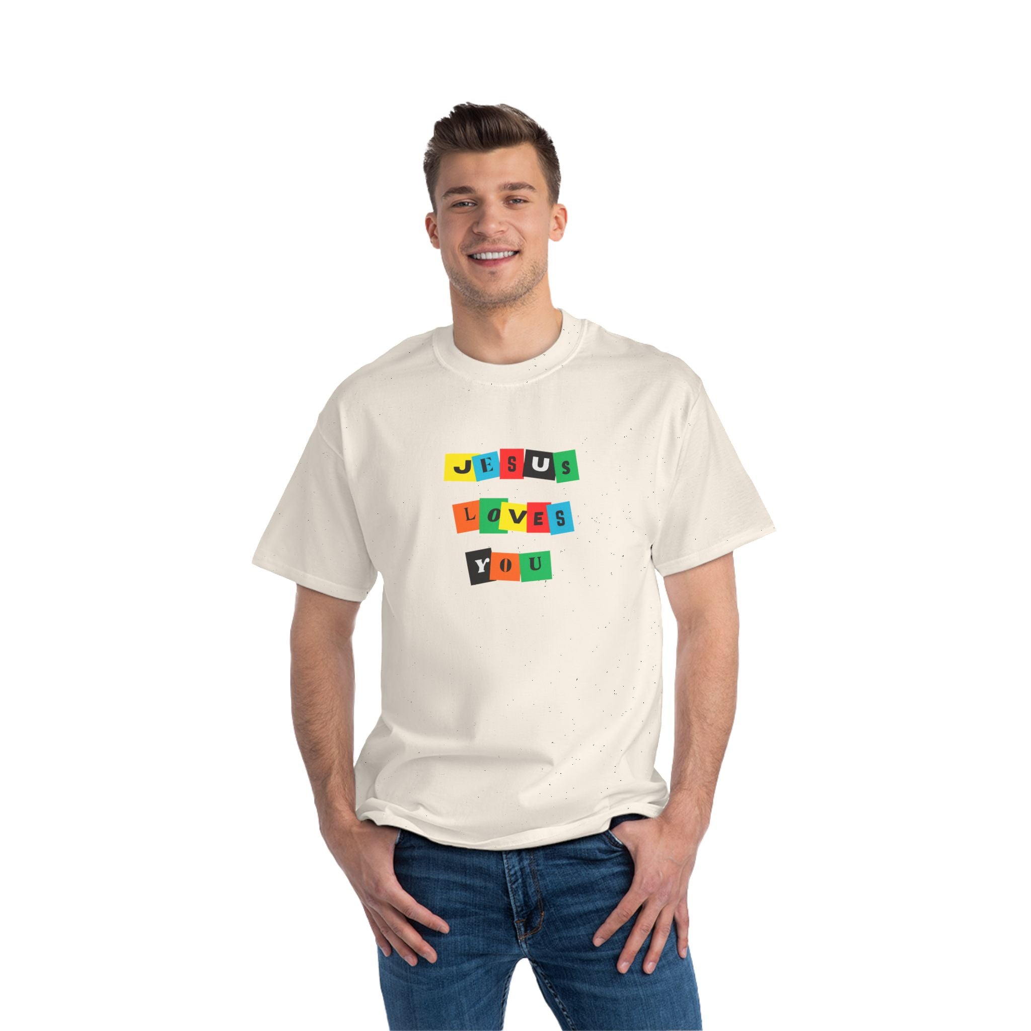 Color Block JLY Short-Sleeve T-Shirt