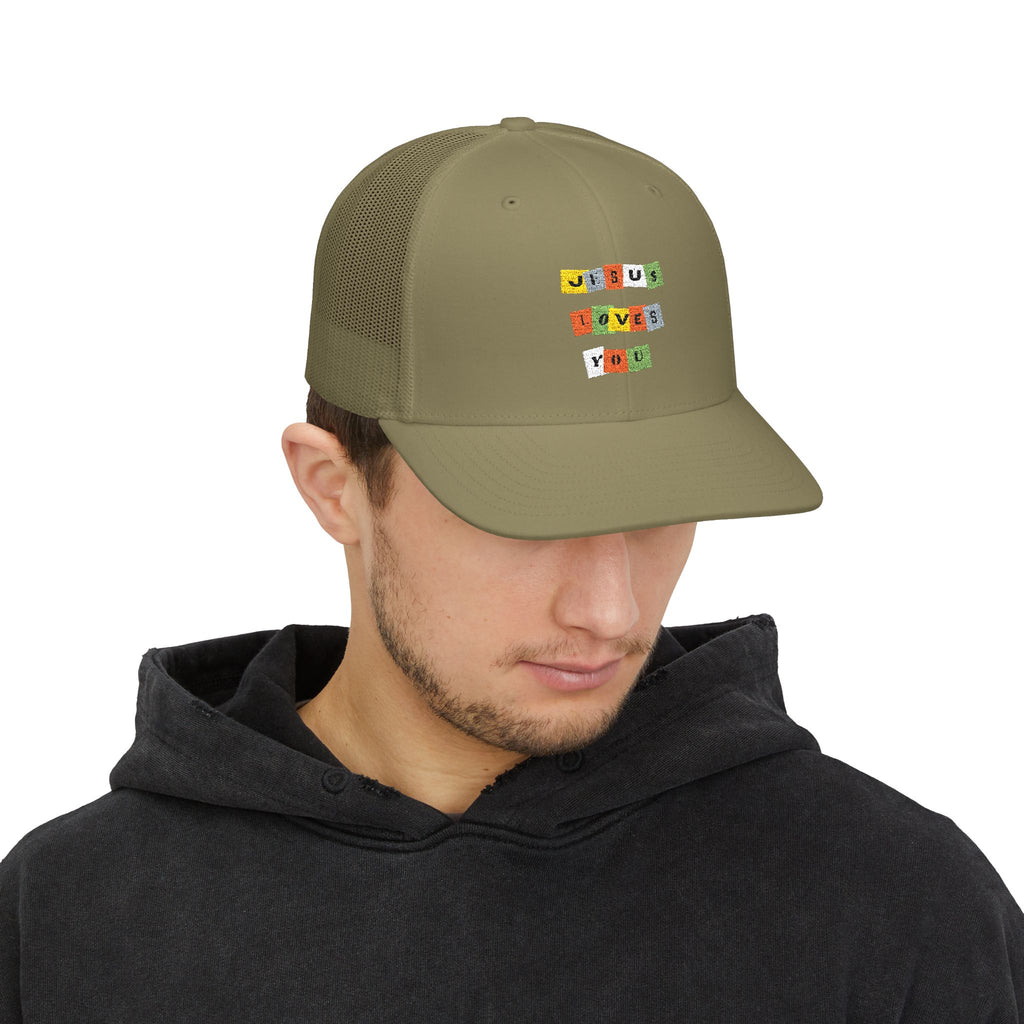 Color Block JLY Embroidered Cap