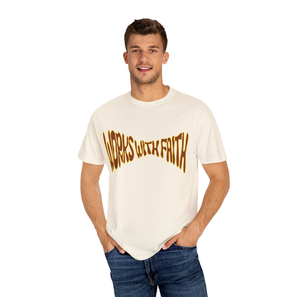 Warped Smiley Cross WWF Tee