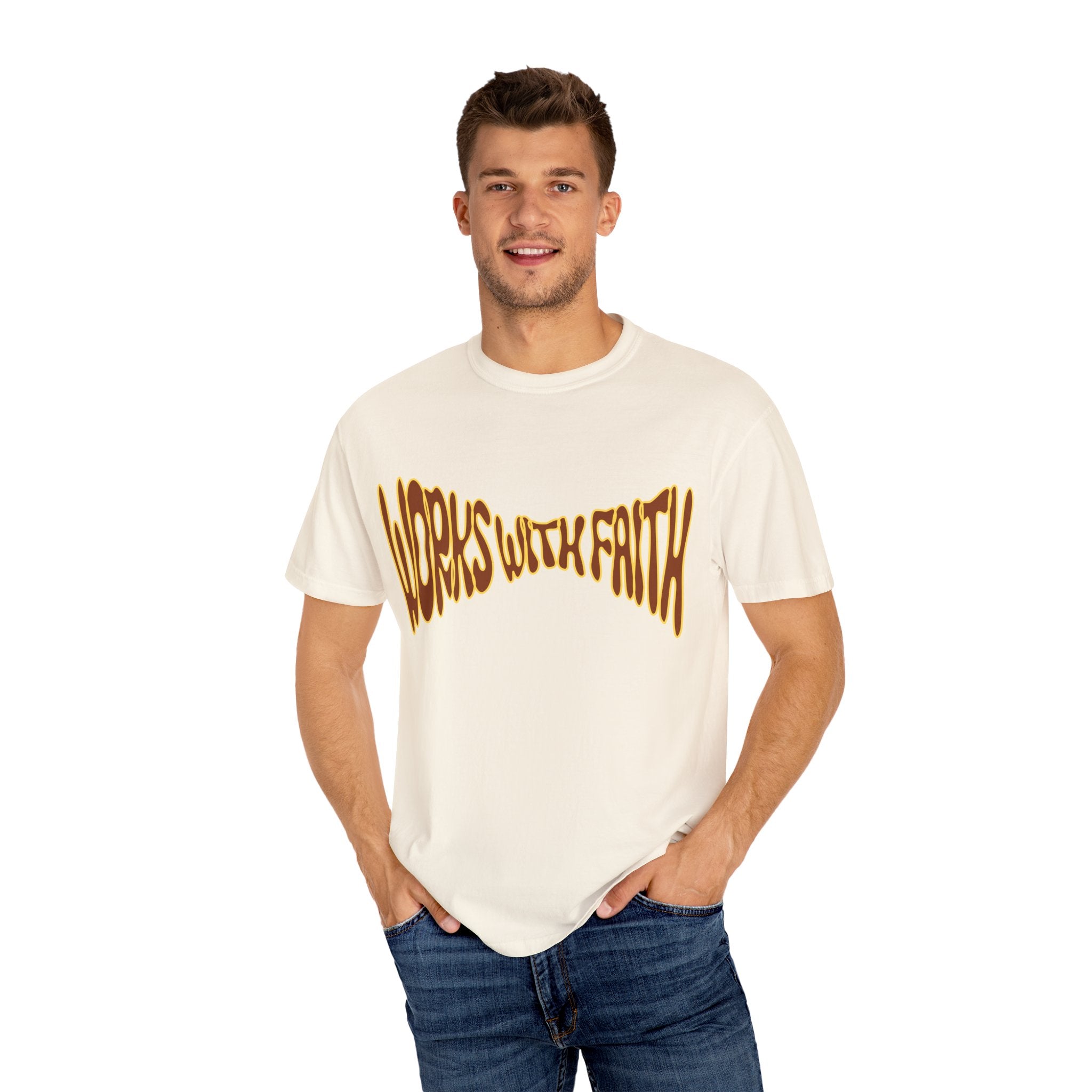 Warped Smiley Cross WWF Tee