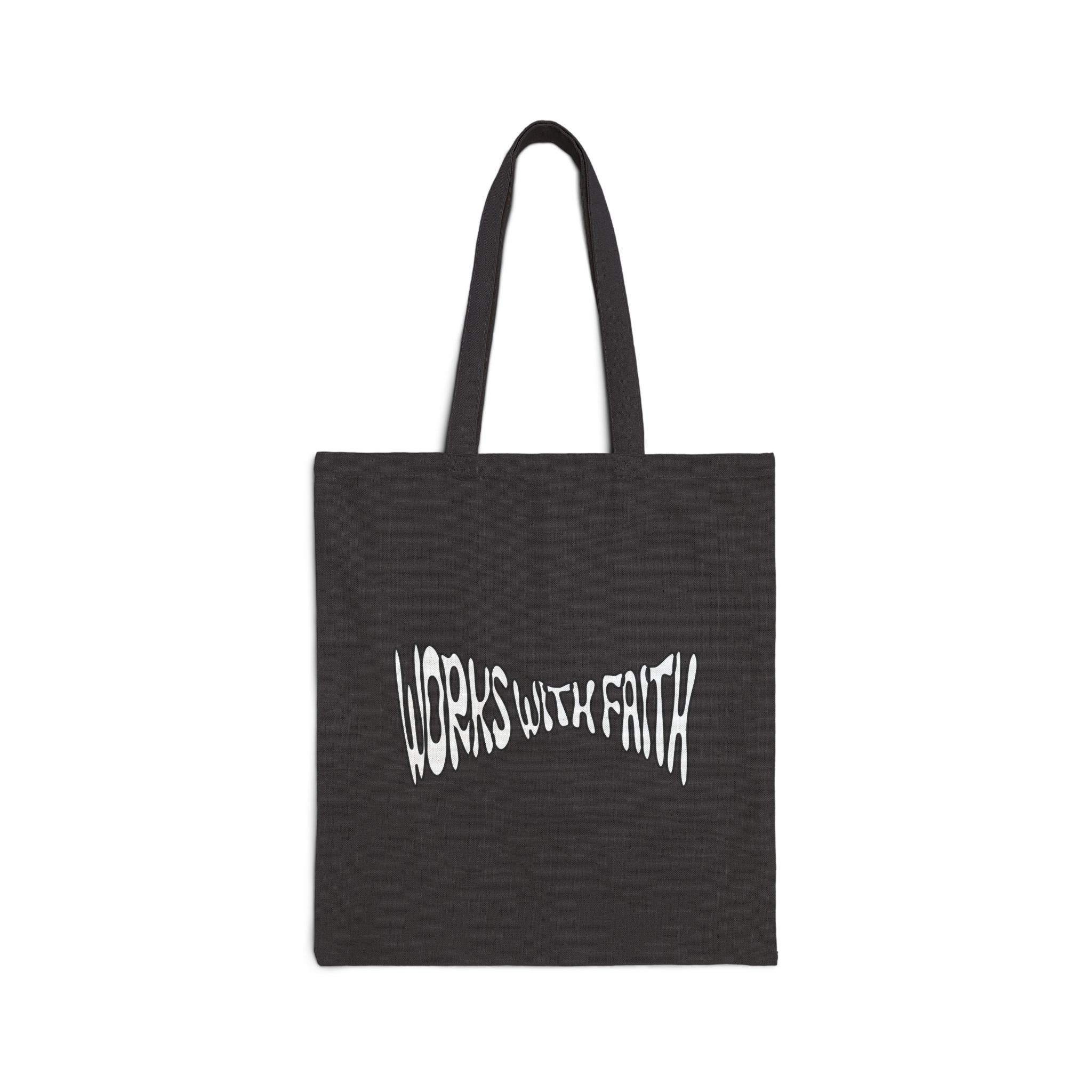 Works with Faith Cotton Canvas Tote Bag