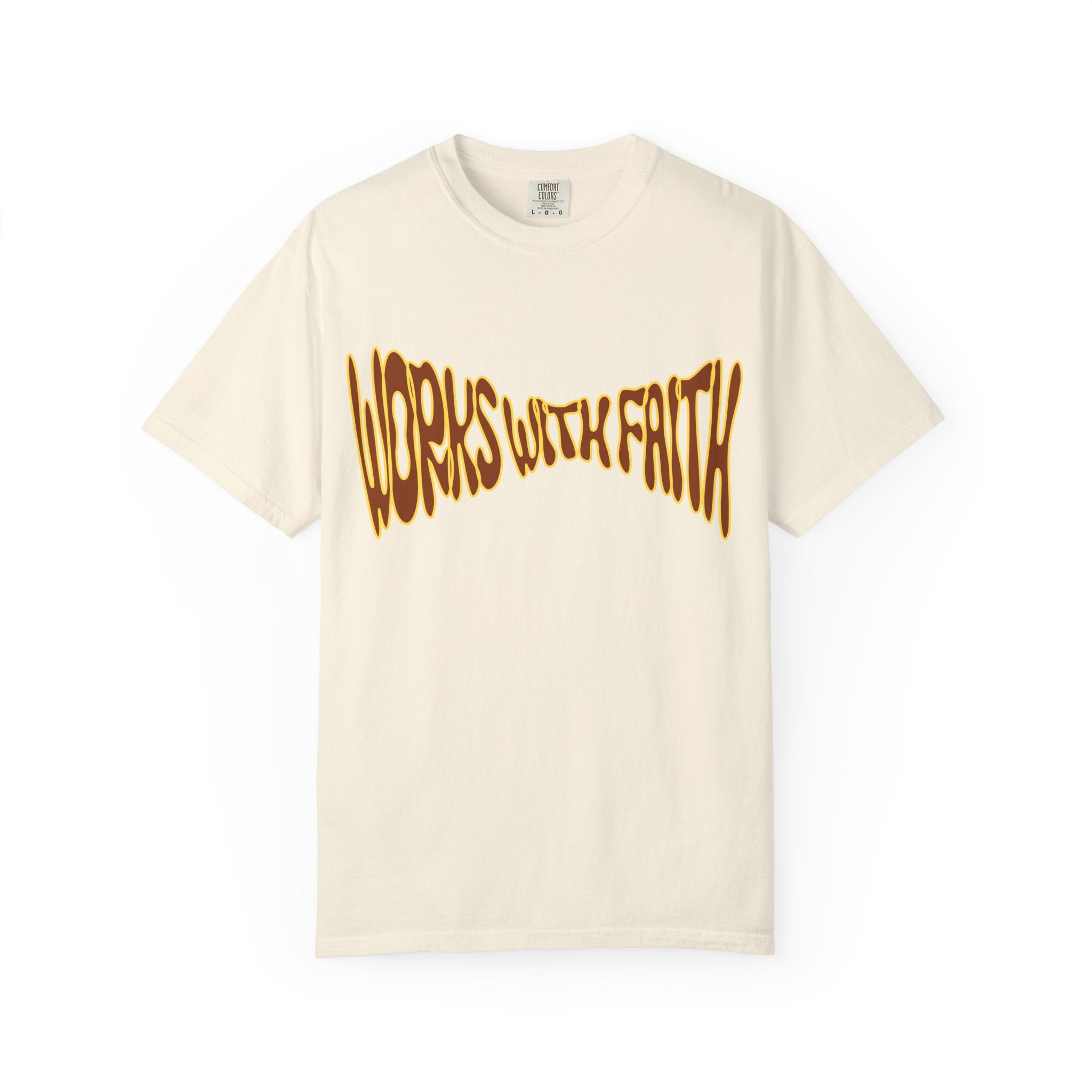 Warped Smiley Cross WWF Tee