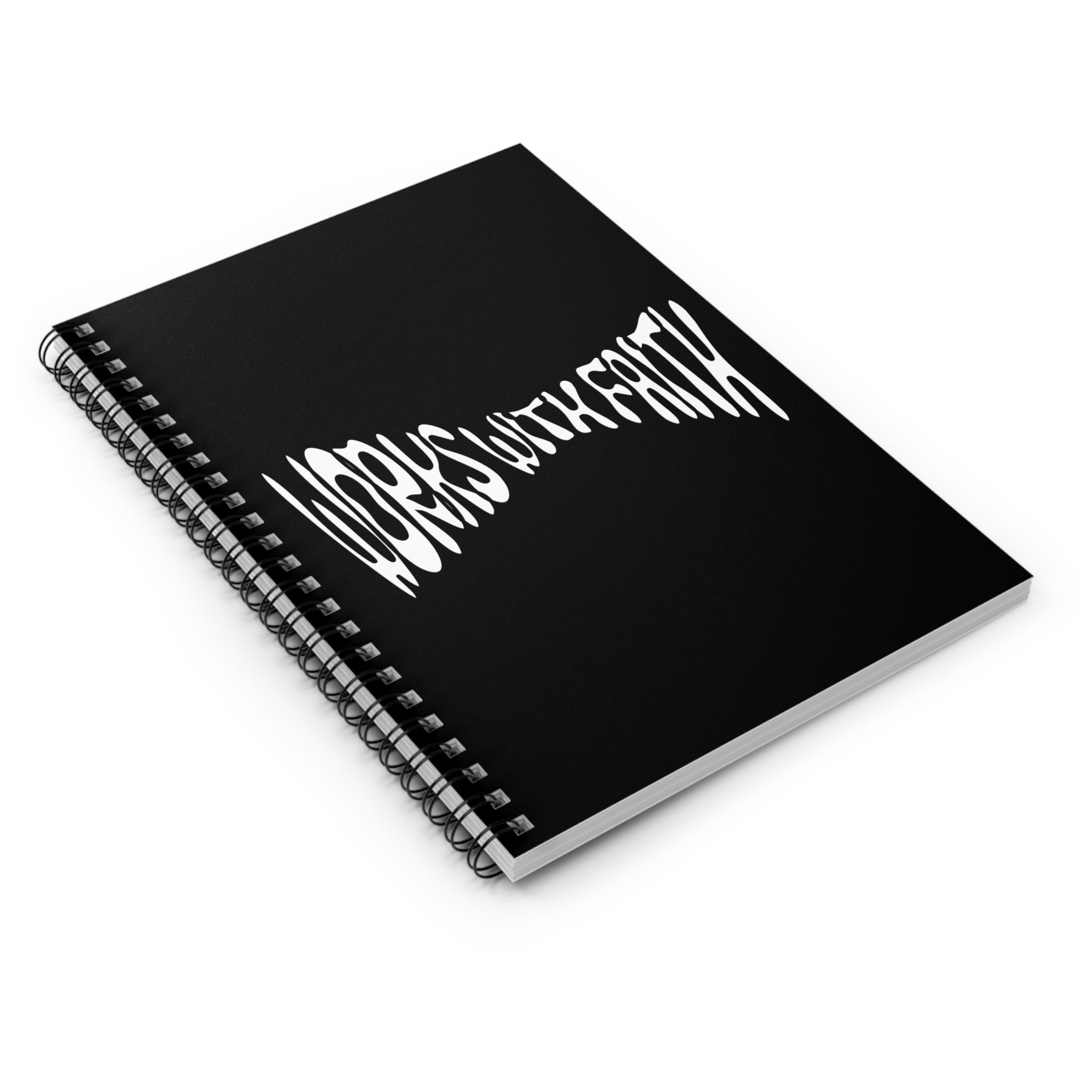 Works with Faith Black Spiral Notebook