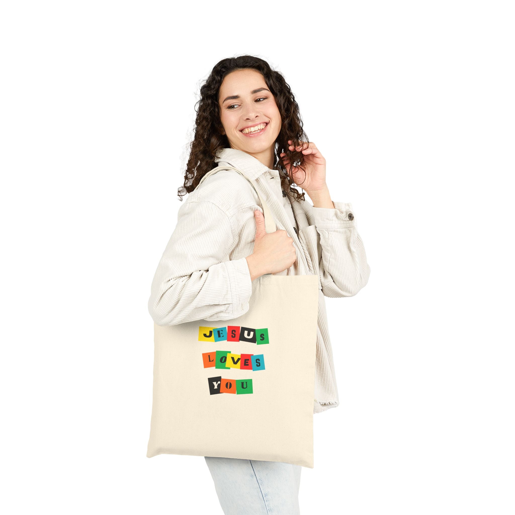 Color Block JLY Tote Bag