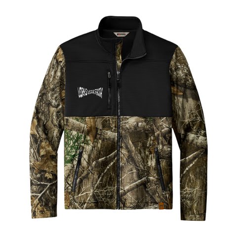 WWF Black/Camo Zip Up