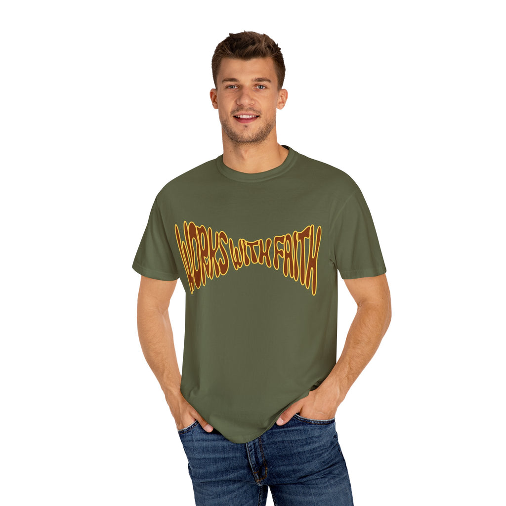 Warped Smiley Cross WWF Tee