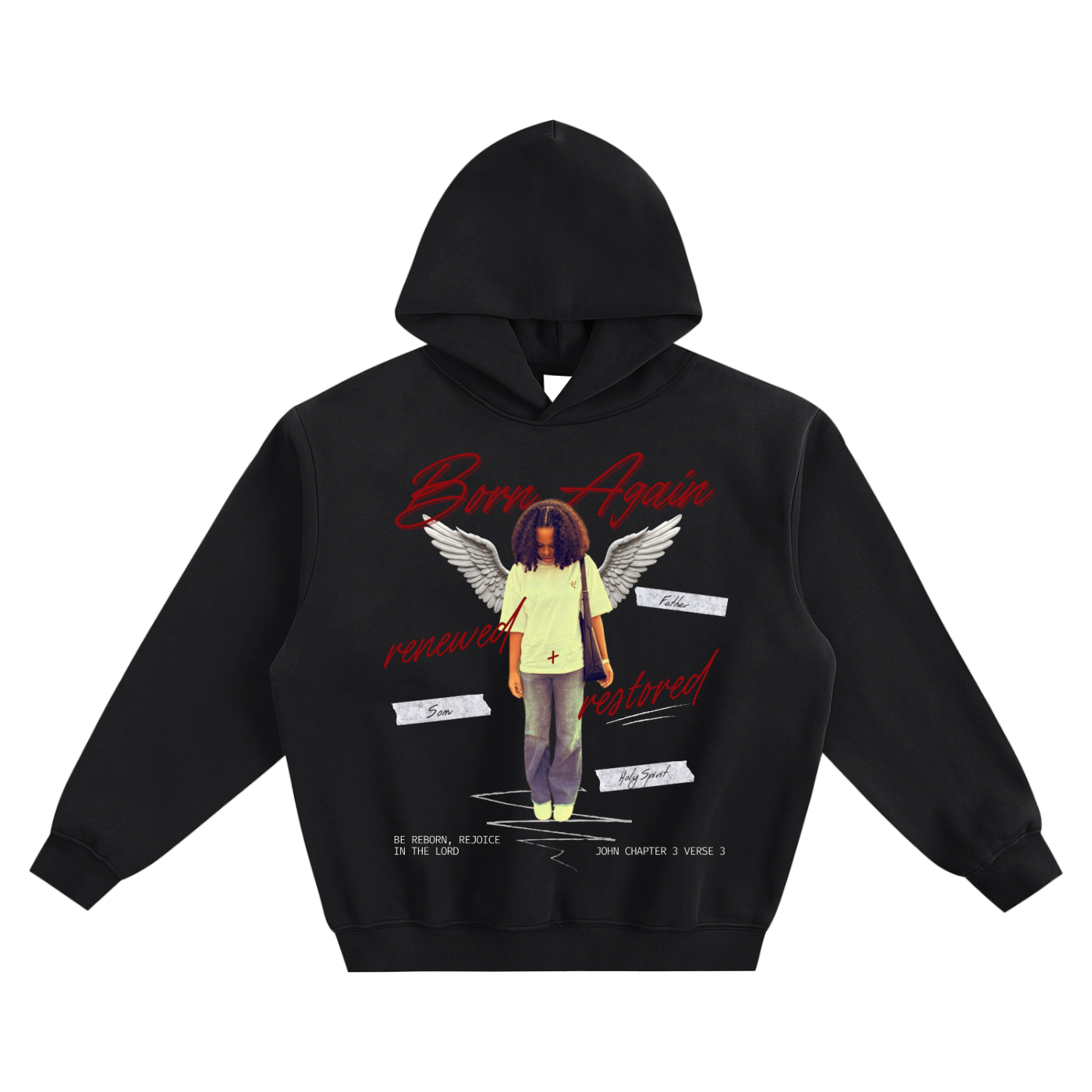 Born Again BLK Hoodie