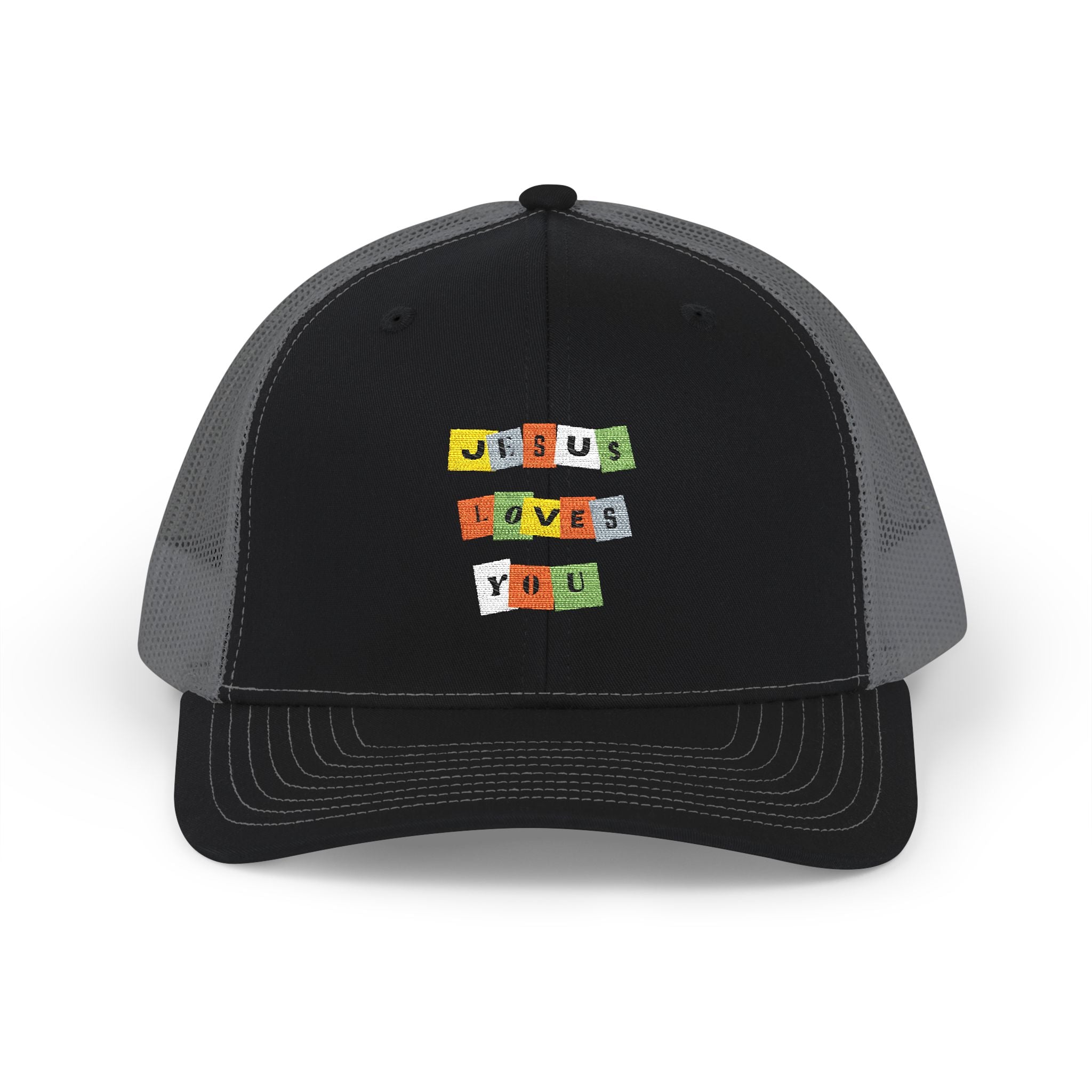 Color Block JLY Embroidered Cap