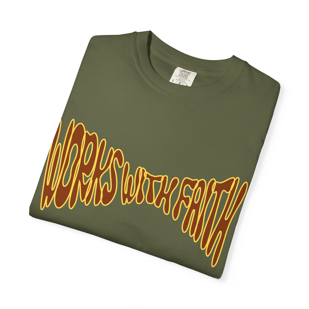 Warped Smiley Cross WWF Tee