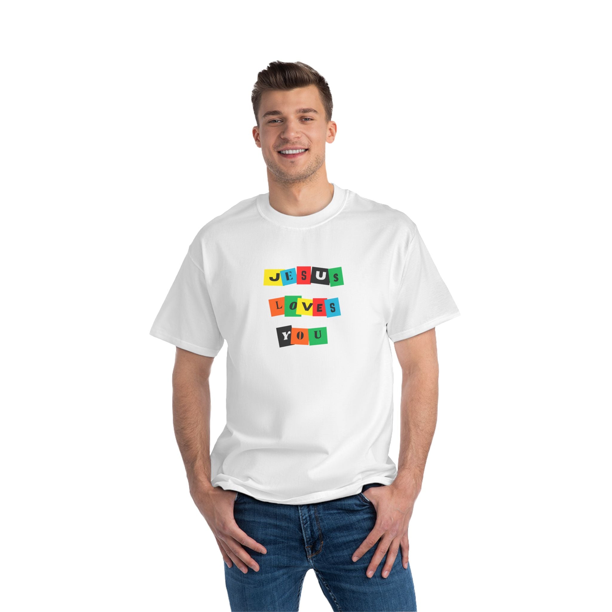 Color Block JLY Short-Sleeve T-Shirt