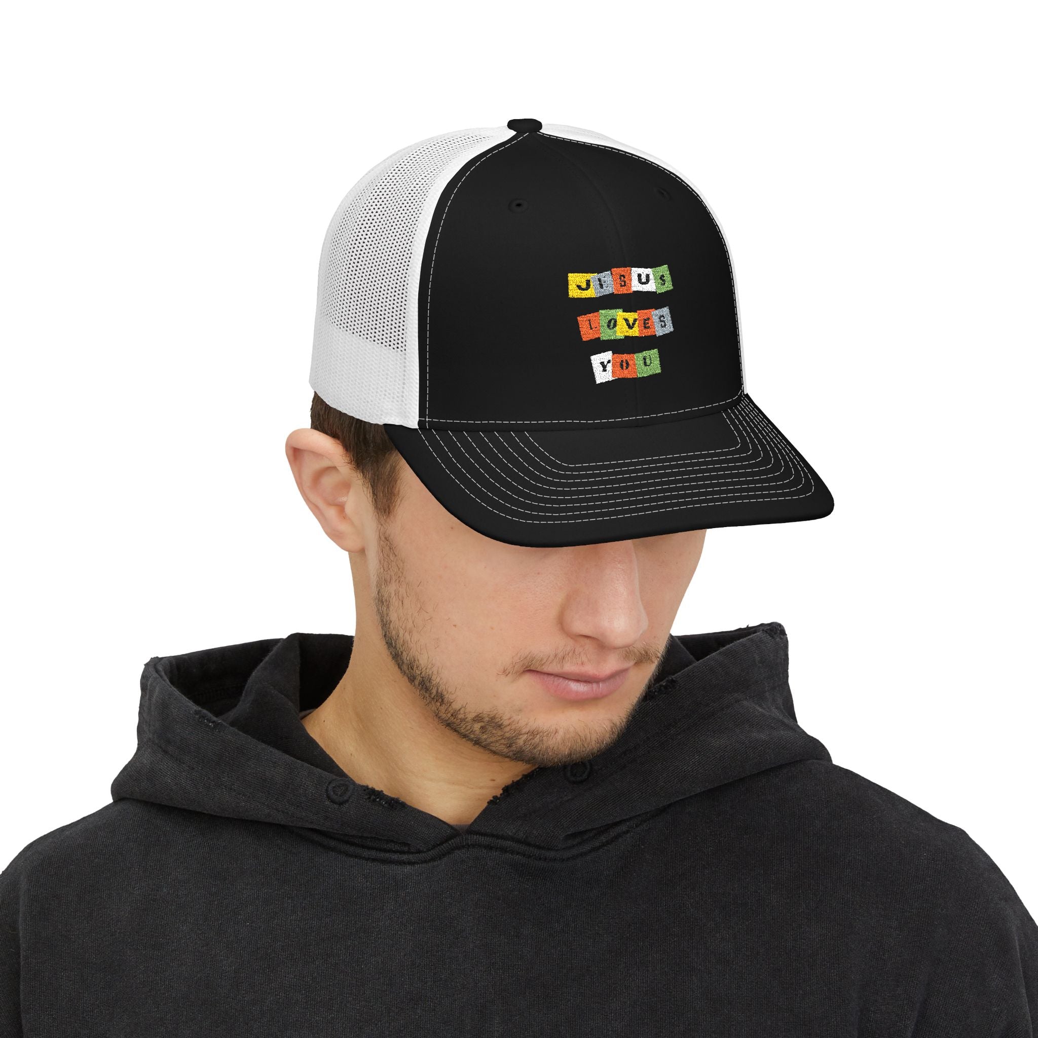 Color Block JLY Embroidered Cap