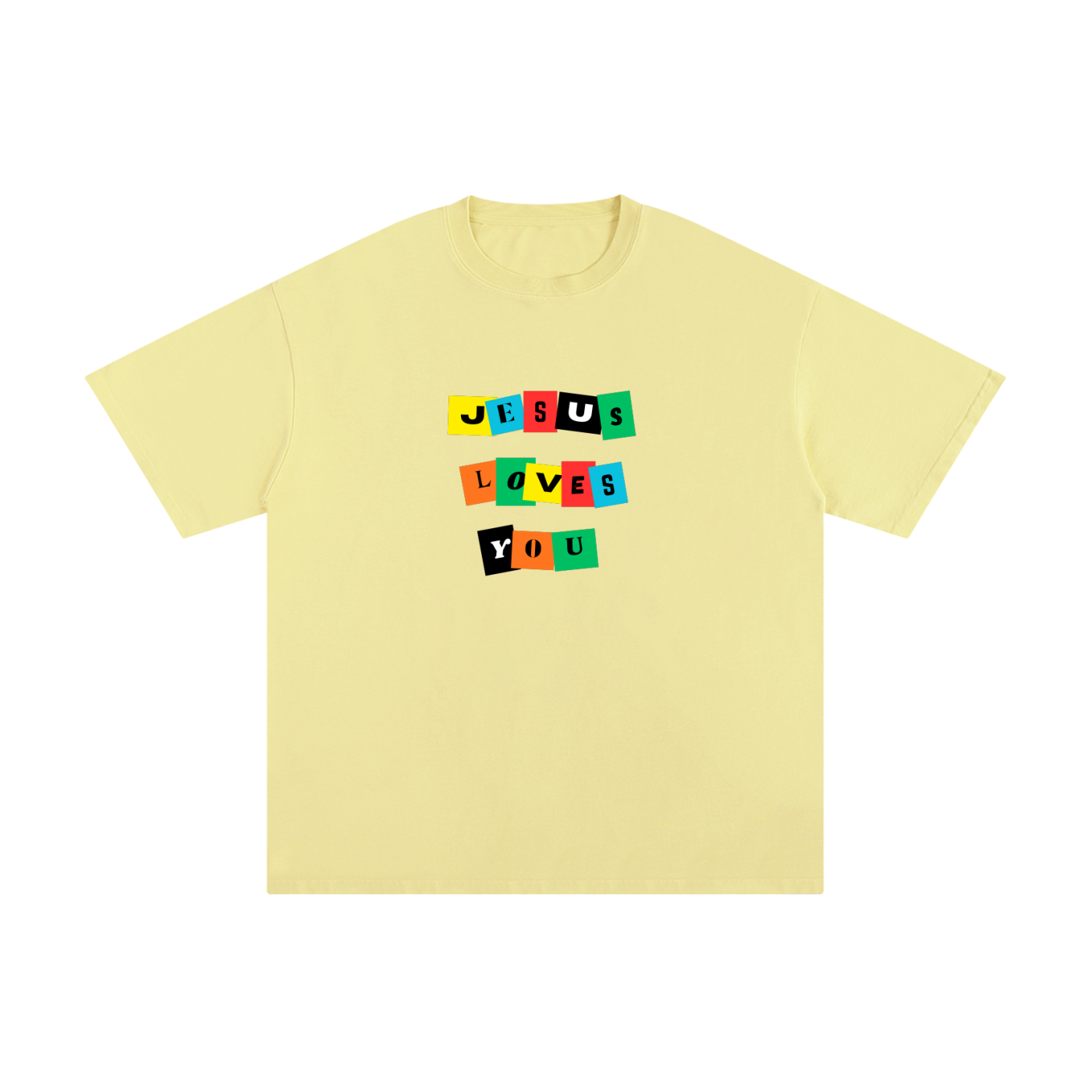 Color Block JLY WHT T-Shirt