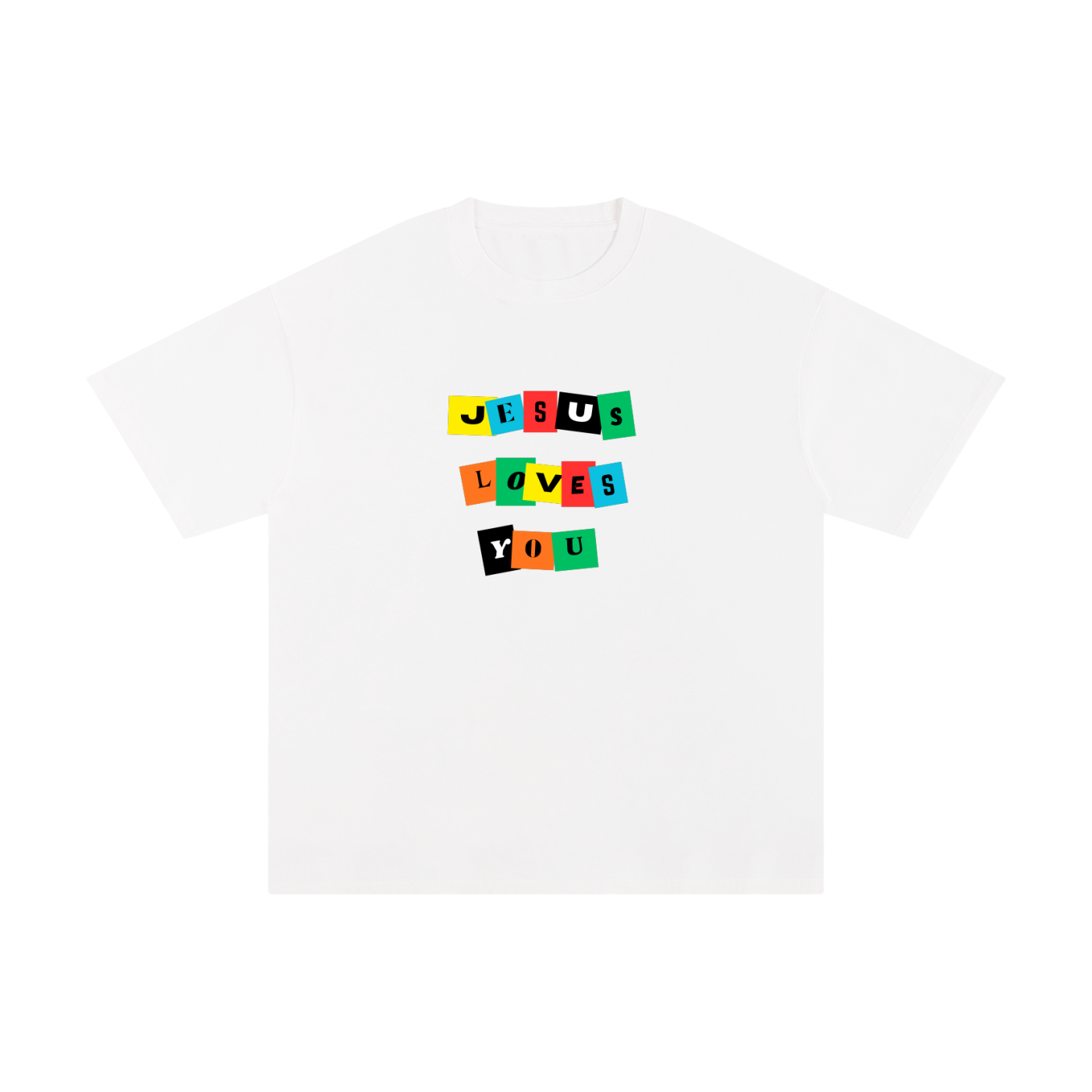 Color Block JLY WHT T-Shirt
