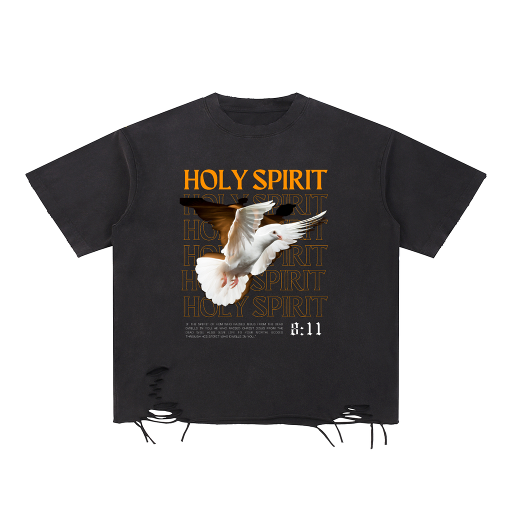 Distressed ORNG HS Romans 8:11