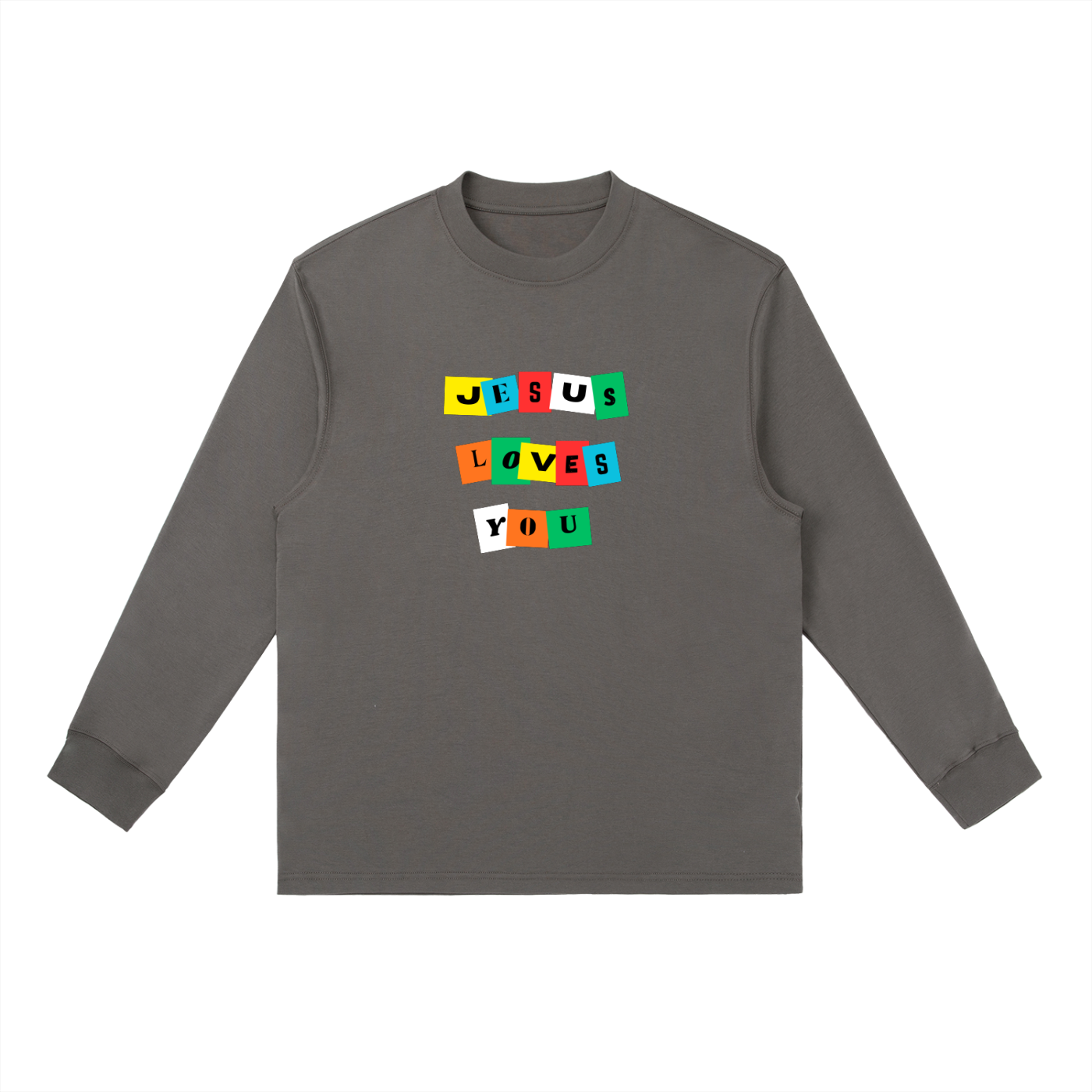 Color Block DARK TONE LNG SLV